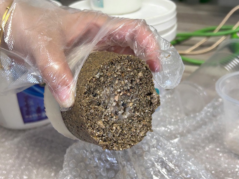 丙烯酸鹽固沙實驗5